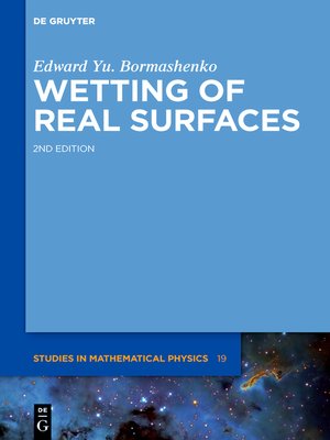 cover image of Wetting of Real Surfaces